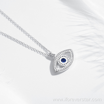 925 Sterling Silver Eye Pendant